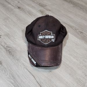 Harley Davidson Distressed Brown Hat OS